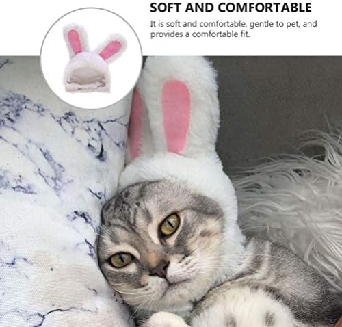 Bestoyard Plush Bunny Orezes de estimação de pet -tanne cão gato de gato coelho chapéu de orelha