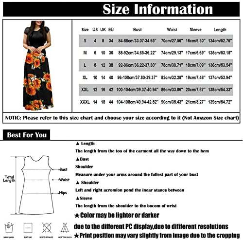Vestidos de manga curta para mulheres, moda feminina com estampa casual redondo pescoço de manga