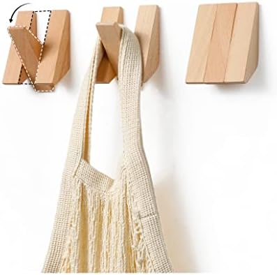 Woodopoly® Casaco de madeira Moldes de parede de parede Multi rack Multi Solid Handmade Artworkk
