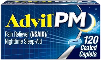 Advil PM Pain alíneo e ajuda do sono noturno, remédio para dor com ibuprofeno para alívio da dor