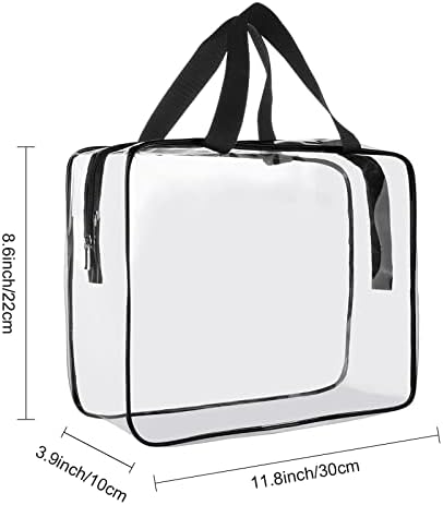 Cosywell 2pcs saco de higiene clear saco de triturador de tamanho de saco de plástico Jarros de lotes claros recipientes de loção