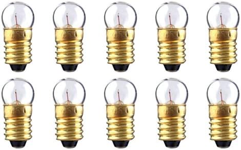CEC Industries #133 lâmpadas, 6,3 V, 0,945 W, E10 Base, G-3.5 Shape