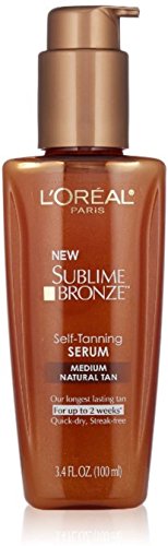 L'Oreal Paris Skincare Sublime Bronze Setor Auto-Tanning, 2 contagem