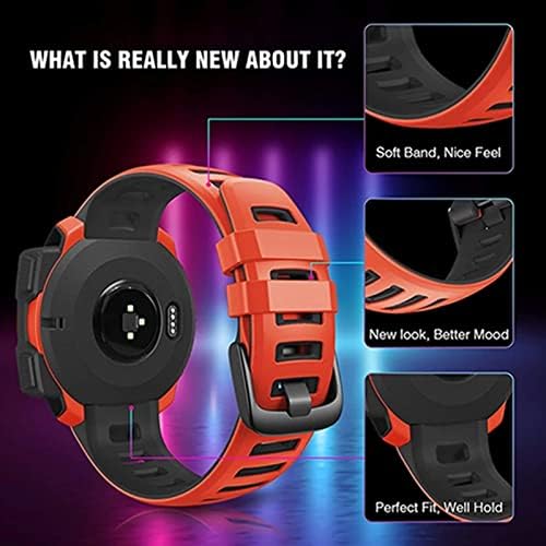 Aehon Silicone Watchbands tiras para Garmin Instinct Smart Watch Relógio 22mm Banda de substituição Pulseira Instinto/esports/maré/solar
