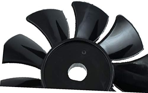 X-Dree 550W / 750W 115mm Dia 9 Vane Air Compressor Substituição Ventilador preto (550W / 750W