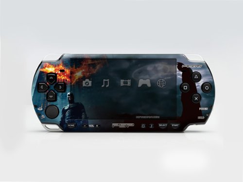 O adesivo de pele de cor dupla Batman PSP, PSP 2000
