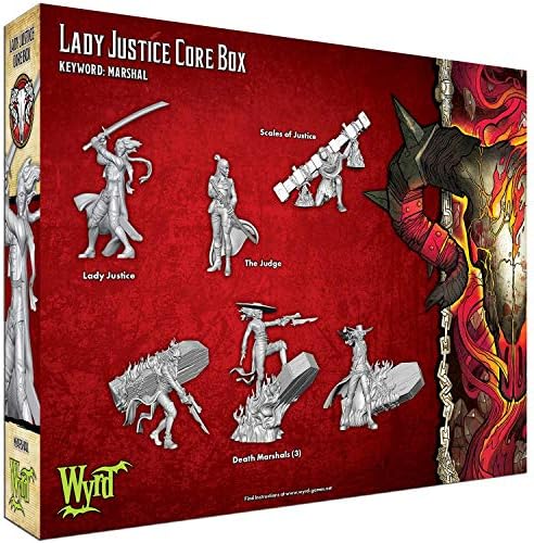 Malifaux Third Edition Lady Justice Core Box