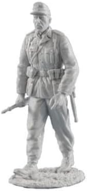 1/35 Modelo de soldado de resina Soldado Segunda Guerra Mundial Soldado Alemão Modelo de Resina Miniatura Kit // J3S-U4