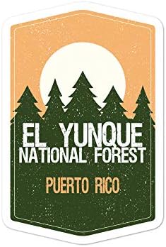 El Yunque National Forest Vinyl Sticker 3 '' a 5,5 '' '