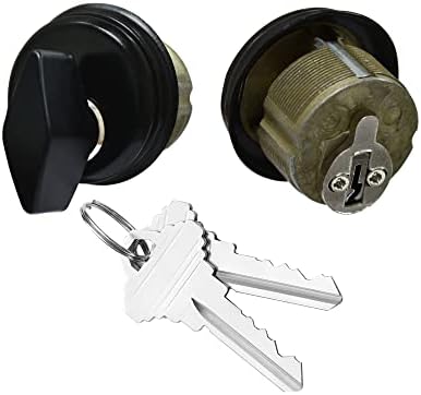 Easilok Comercial Mortise Lock Cylinder com Keys & Thumbturn, Lock de porta de loja para alumínio/liga