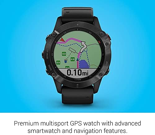 Garmin Fenix ​​6 Pro, relógio GPS multisport premium, apresenta mapeamento, música, orientação de ritmo ajustado