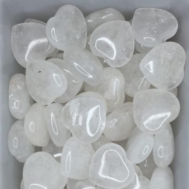 ANCAC 20mm de pedra branca de cristal branco de 20 mm de ioga decoração de cura de ioga Acessórios de jóias de pedra natural 10pcs -