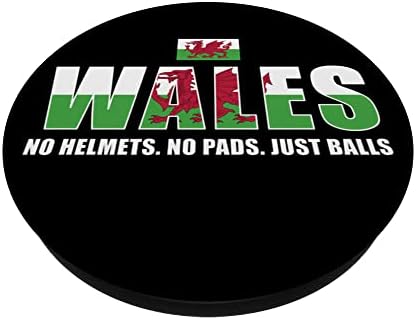 Gales sem capacetes sem almofadas apenas bolas popsockets de rugby wales swappable popgrip