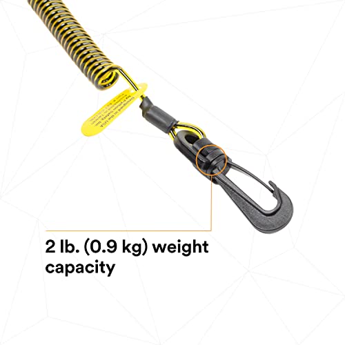 3M-Ext-C2LCOIL-10PK DBI-SALA Proteção de queda para ferramentas, 1500060, corda da bobina clip2loop
