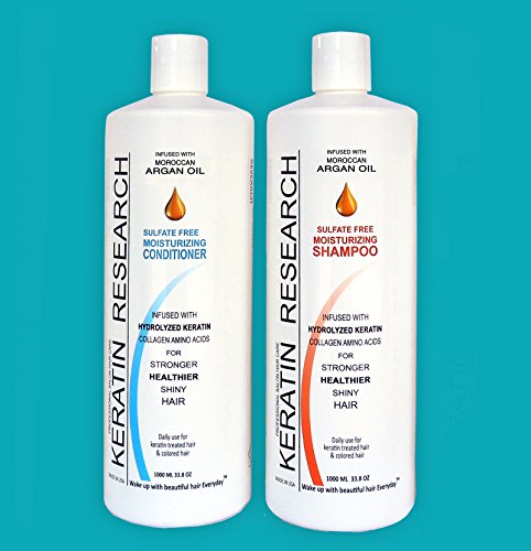 Sulfato Free Shampoo e Condicionador 2x 1000ml Garrafas Valor Conjunto de Valor Infundido com Oil