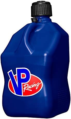 Vp Racing Fuels 3532 + 3044B 5-Gal Plástico para serviço pesado Motorsport combustível Jug Blue com kit de