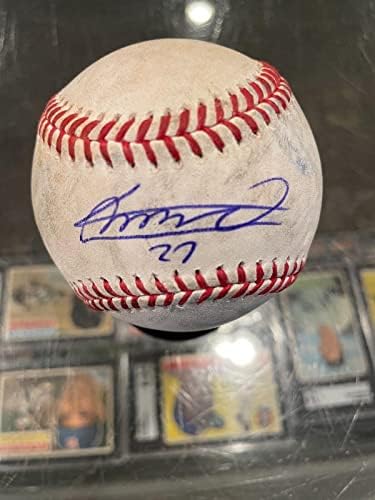 Vladimir Guerrero Jr. Toronto Blue Jays Game usado Baseball assinado JSA 2 - Bolalls autografados