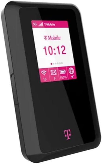 T -Mobile 5G Hotspot por Quanta - D53 5G Hotspot de banda larga - Conecte -se a 32 dispositivos - Bateria