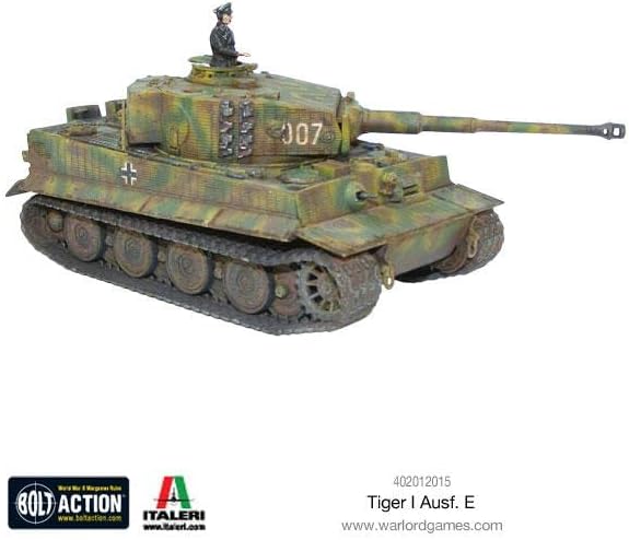 Bolt Action Tiger I Ausf E pesado tanque 1:56 Segunda Guerra Mundial Kit de Modelo de Plástico Militar de Guerra