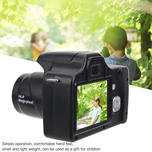 18x Zoom HD Telefone DSLR Câmera digital, 24MP, LCD de 3,0 polegadas, embutida em flash, HD SLR com