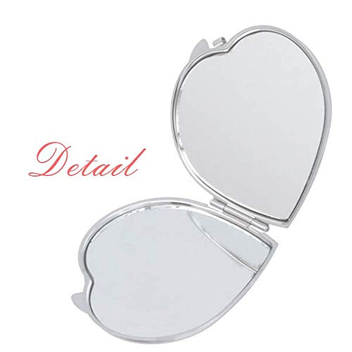 Ciência do oceano Nature Picture Mirror Travel Magnification Portable Handheld Makeup