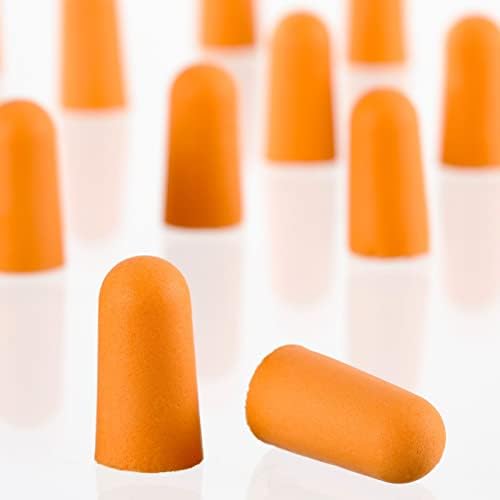Jorestech Safety Ultra Soft Foam Ear Plugs Orange Excelente para redução de ruído embalada em