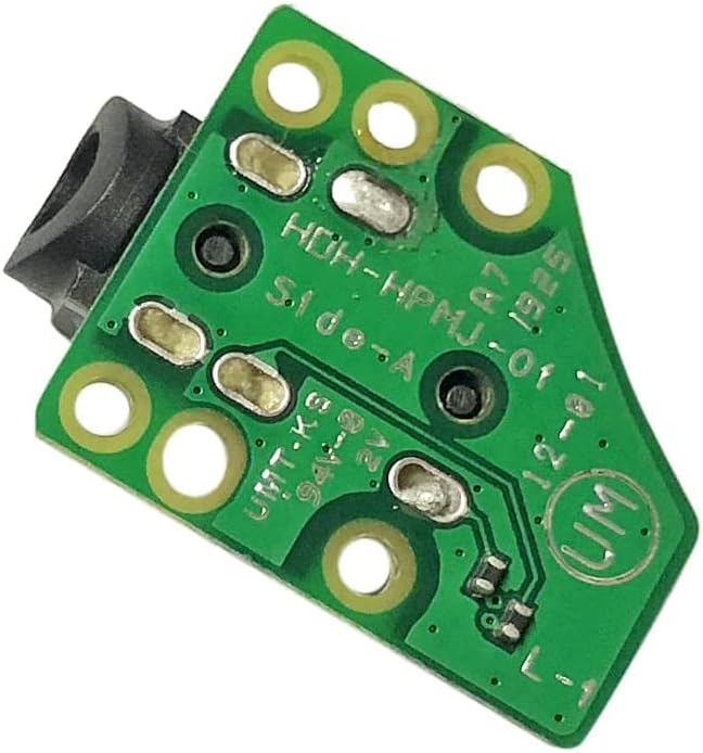 Hallwayee Substituição de 3,5 mm de fone de ouvido porta de áudio com módulo de placa para Nintendo Switch Lite Console HDH-001 Parte de reparo