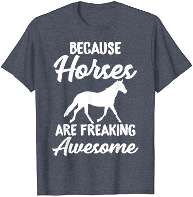 Porque os cavalos estão pirando com camiseta sarcástica incrível para camiseta de cavalo