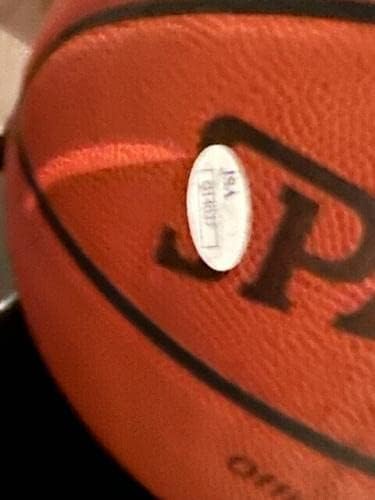 Kevin Durant assinou o jogo oficial usou Spalding Basketball-Rookie-Jsa-Basquete autografado