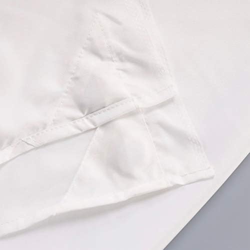 River Dream Snap in Fabric chuveiro Curtain Liner Substituição - 70W x 54h, branca, com revestimento