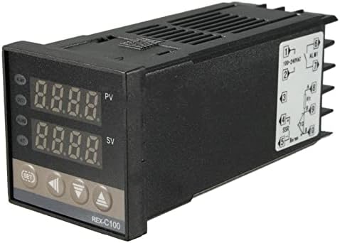 Controlador de temperatura digital PID PID REX-C100 0 a 400 graus K Saída do relé do tipo