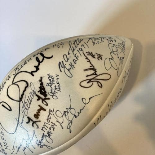 NFL Hall of Fame Multi assinou Wilson Football 40+ Sigs com Tom Landry JSA COA - Bolsas de futebol autografadas