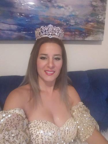 Snowh Rhinestone Wedding Tiaras and Crowns - Rose Gold Bridal Princess Princesa Tiara Jóias Cabeças de Cabeça