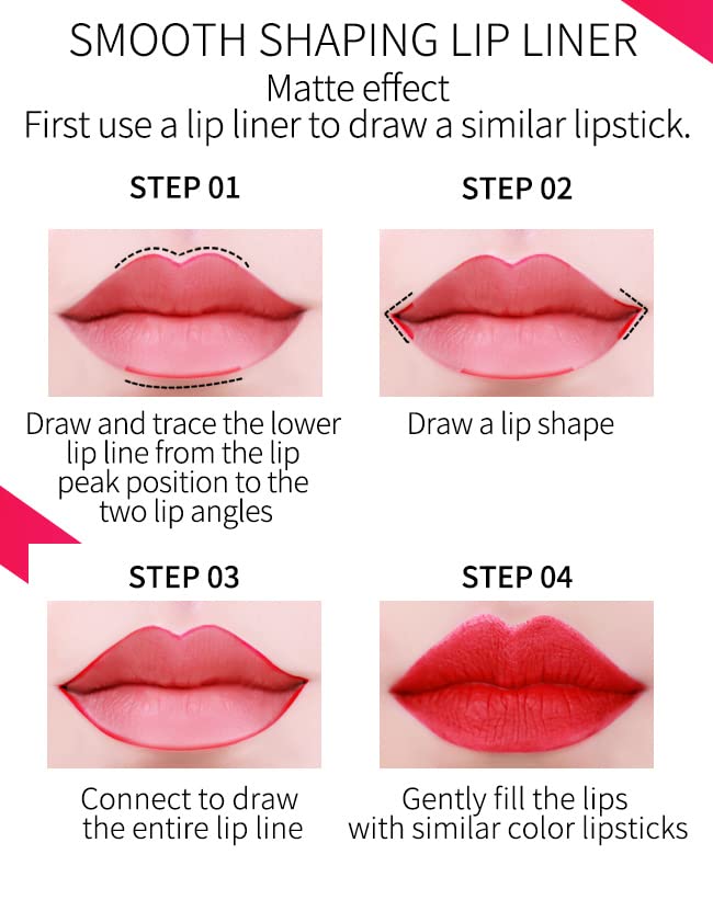 Revestimento de lábios à prova d'água fosco de alto pigmento retrátil Lipste Lip para lábios Cosméticos