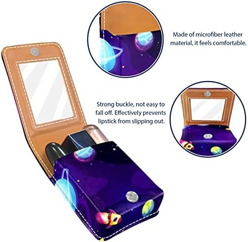 Caixa de batom de maquiagem para o espaço de batom portátil do Espaço do Espaço Externo com Mini