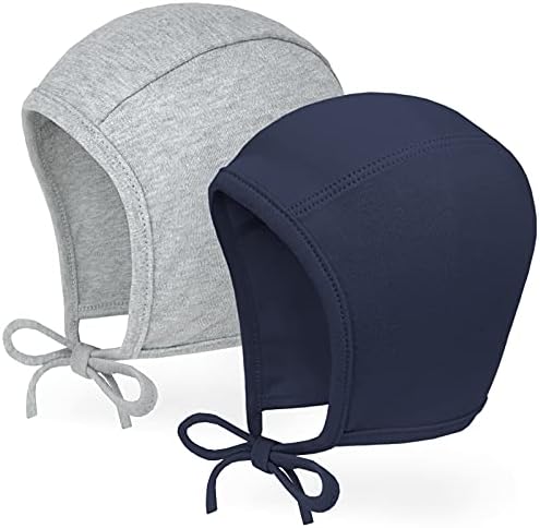 Jellytree Baby Hat Bonnet algodão de algodão macio Capfeta de ear -flap chapéus de gorro infantil de gorro,