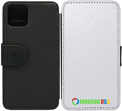 Innosub 5x Sublimação em branco Casos de flip de carteira compatíveis com Apple iPhone 13 - com 3 slots de cartão