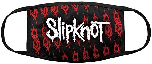 Slipknot Men Logotipo e Sigils Face Mask Black
