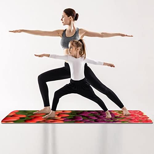 Todo o objetivo de Yoga Mat Exercício e Treino para Yoga, Spring Color Tulip