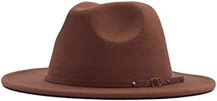 Largura lã de lã Panamá chapéu de chapéu de chapéu de chapéu de lã de lã de lã de moda de lã