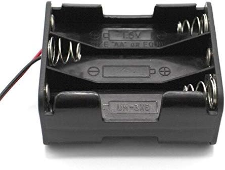 Peças da ferramenta 3pces/lote preto 1 4 6 Caixa de caixa de bateria AAA com interruptor Novo 1 4 6 AAA