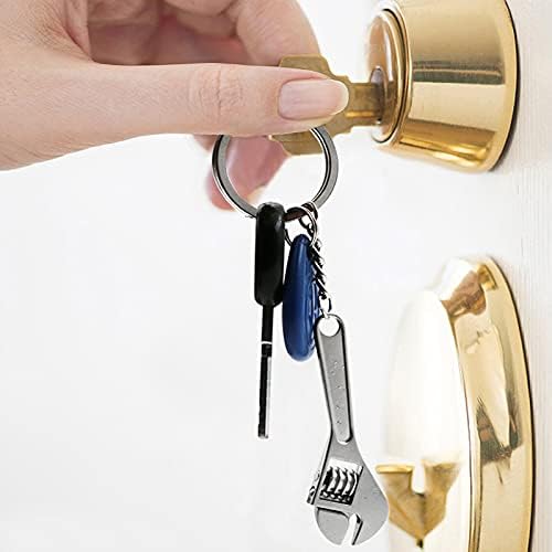 Chaves de ferramentas de mini chaveiro de origem, pingente de chaveiro de chaves, chaveiro criativo mini chave de chave chave ajustável cadeia de chave de chave