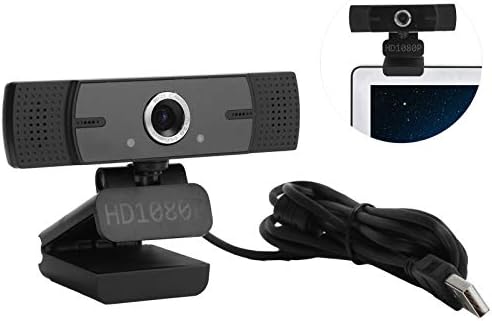 Câmera ao vivo Oreilet, 90 ° Webcam HD de 1080p de 90 ° para transferência on -line para gravação