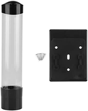 Jadeshay Water Dispenser Paper Cup Holder 60-80 xícaras de papel Distribuidor de copo de plástico de um botão de copo de um botão