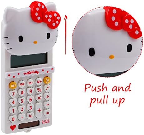 Calculadora de Kitty 8 dígitos com tela LCD grande, botão sensível, energia da bateria, função padrão