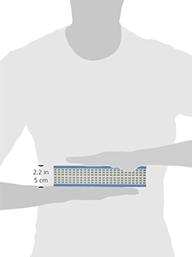 Pano de vinil reposicionável Brady WM-160-PK, preto em números sólidos, placa de marcador de fio de números