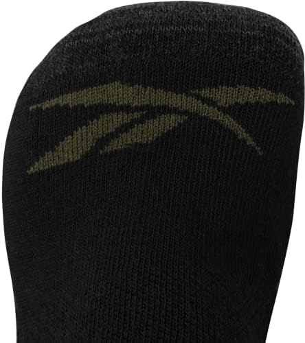 As meias básicas de Basic Comfort Quarter Basic do REEBOK Garoto com calcanhar reforçado e dedo do pé