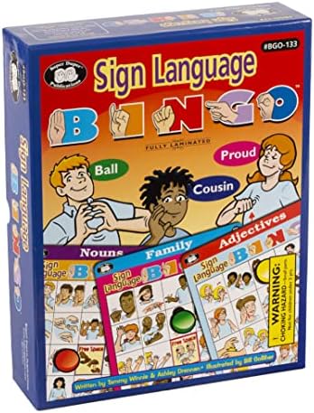 Publicações Super Duper | American Sign Language Bingo Game | Recurso de aprendizado educacional para