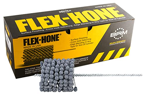 Brush Research GB334320AO FLEX-HONE®, 3-3/4 Diâmetro, 320 Grit, óxido de alumínio abrasivo