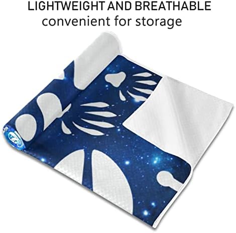 Aunstern Yoga Blanket Claw-Galaxy-Footprint Yoga Towel Yoga Mat Toalha